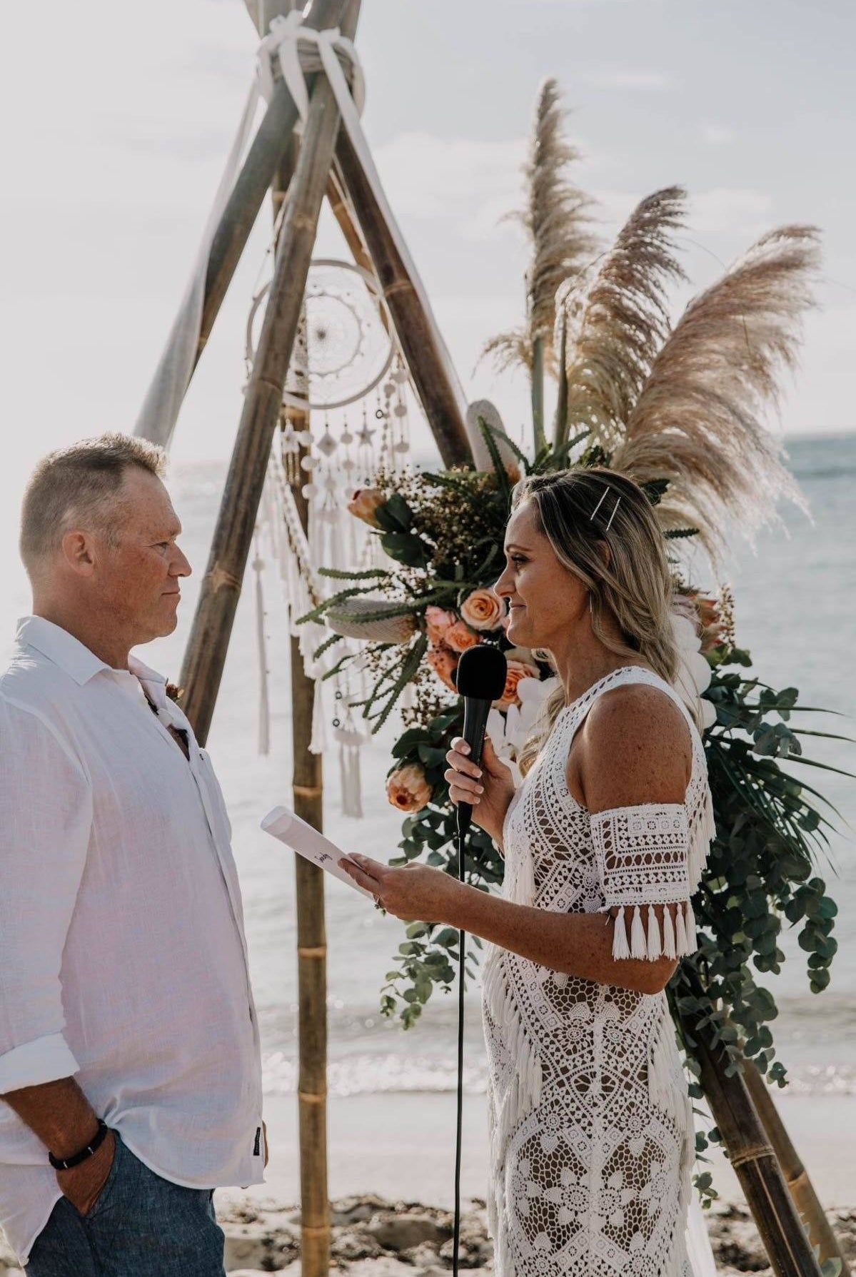 Sandy's Boho Beach Wedding