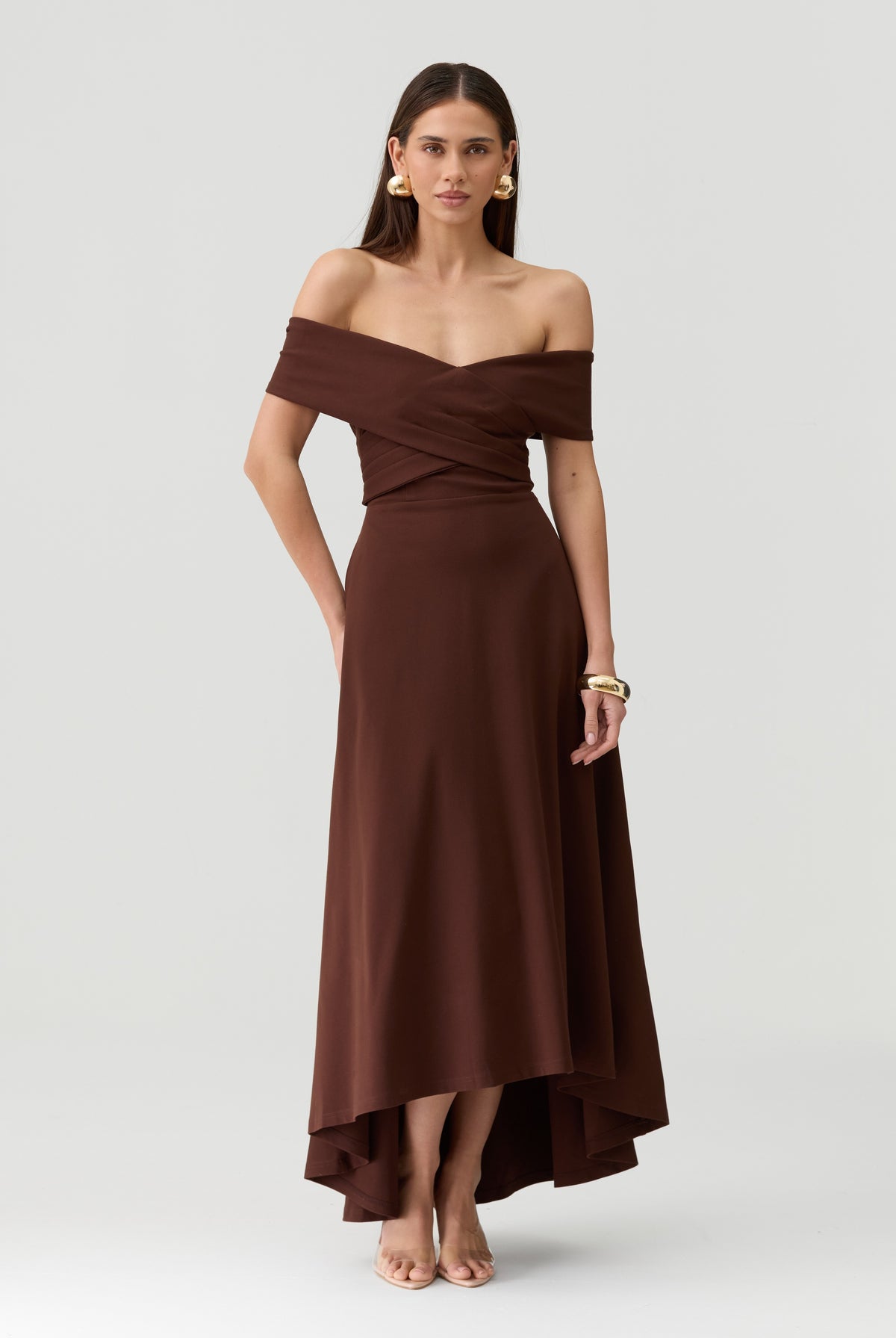 Belina Dress in Brown