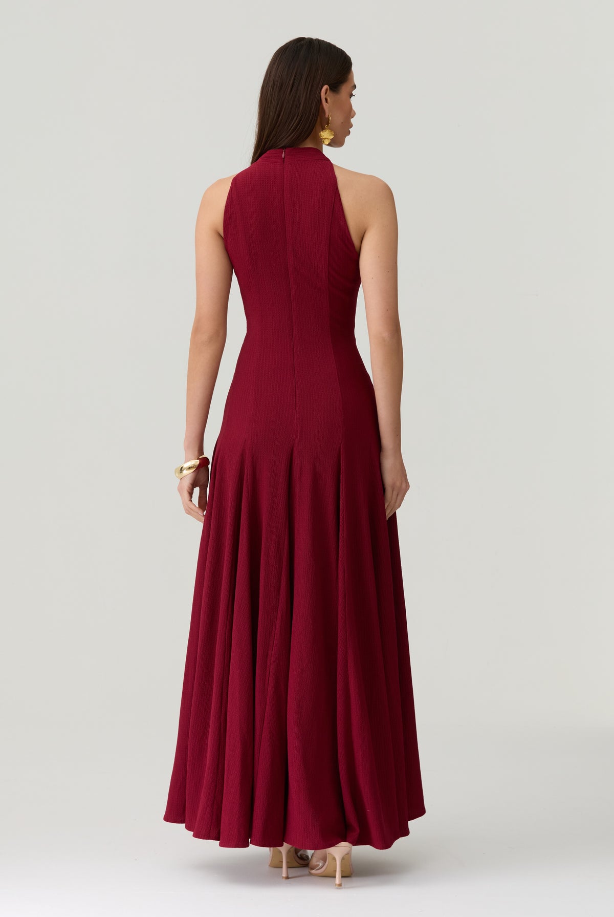 Alannah Dress in Wine