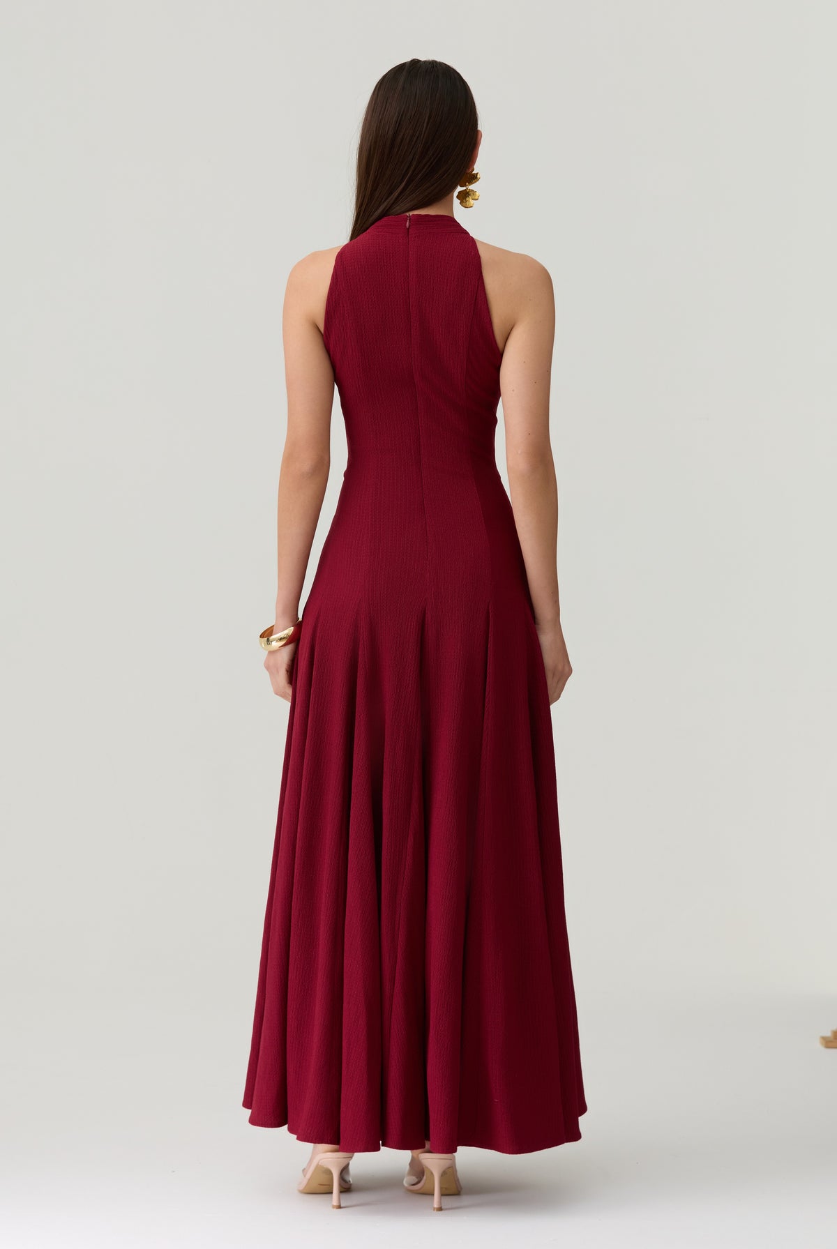 Alannah Dress in Wine