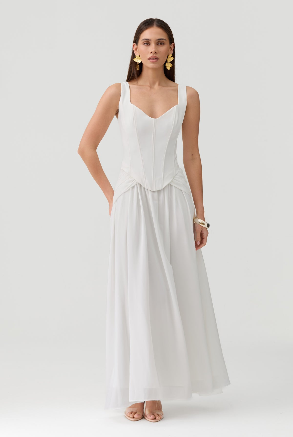 Lucia Dress in White