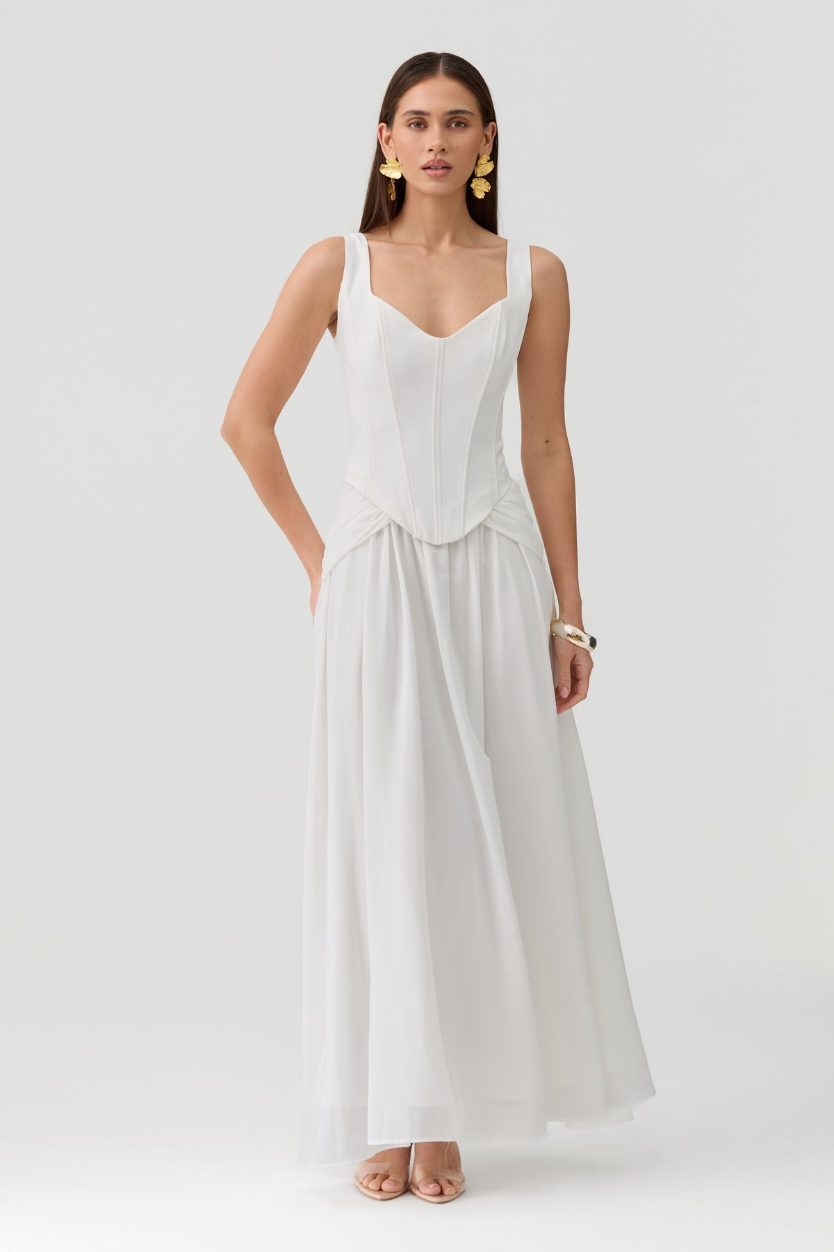 Lucia Dress in White