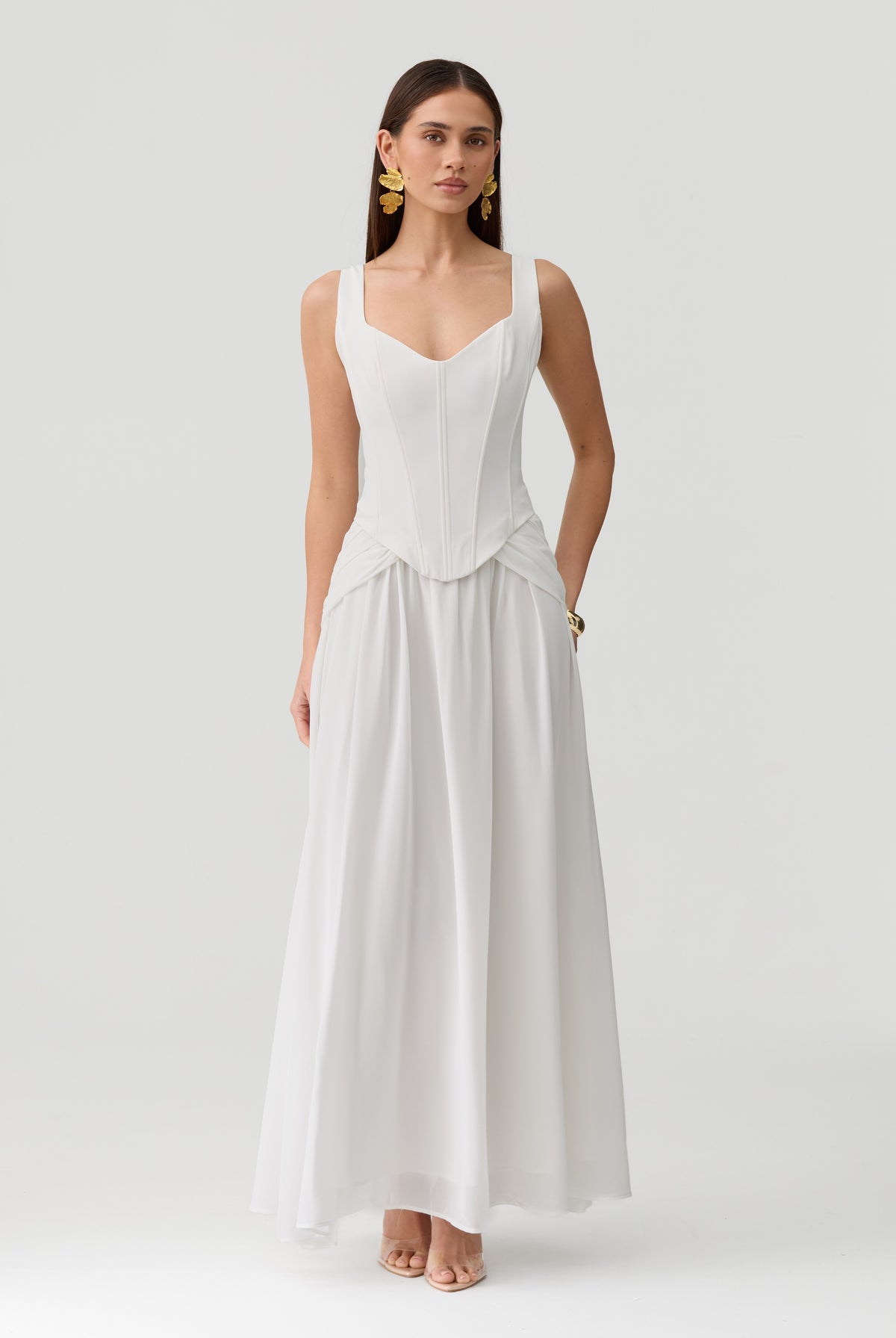 Lucia Dress in White