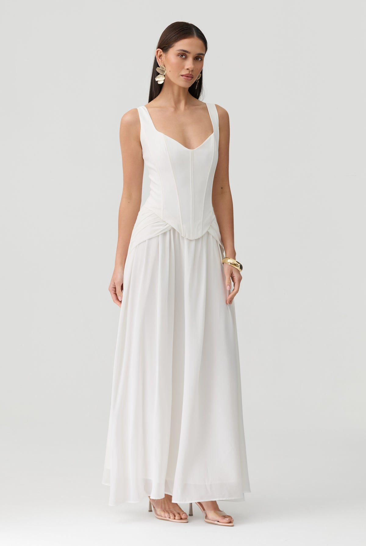Lucia Dress in White