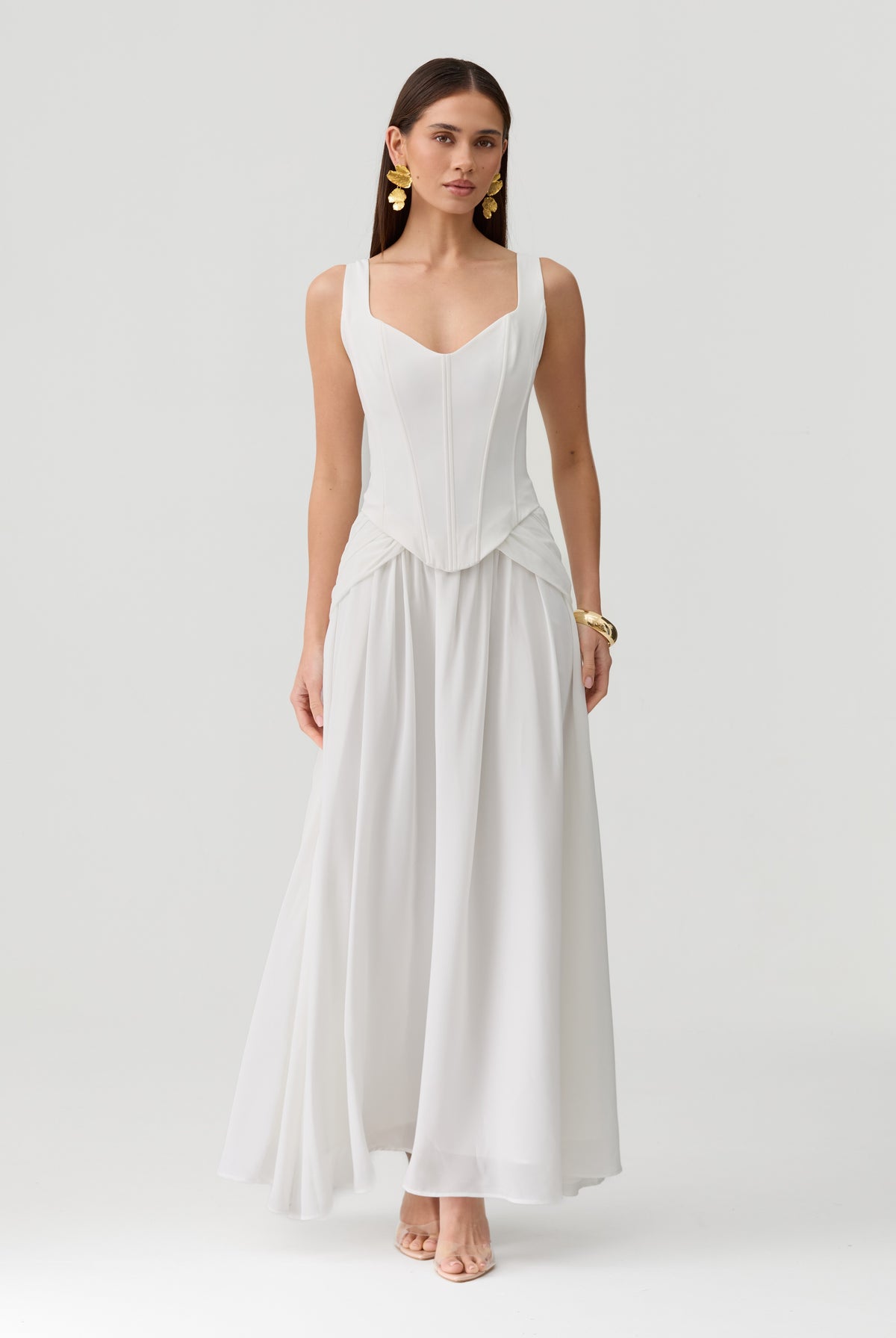 Lucia Dress in White