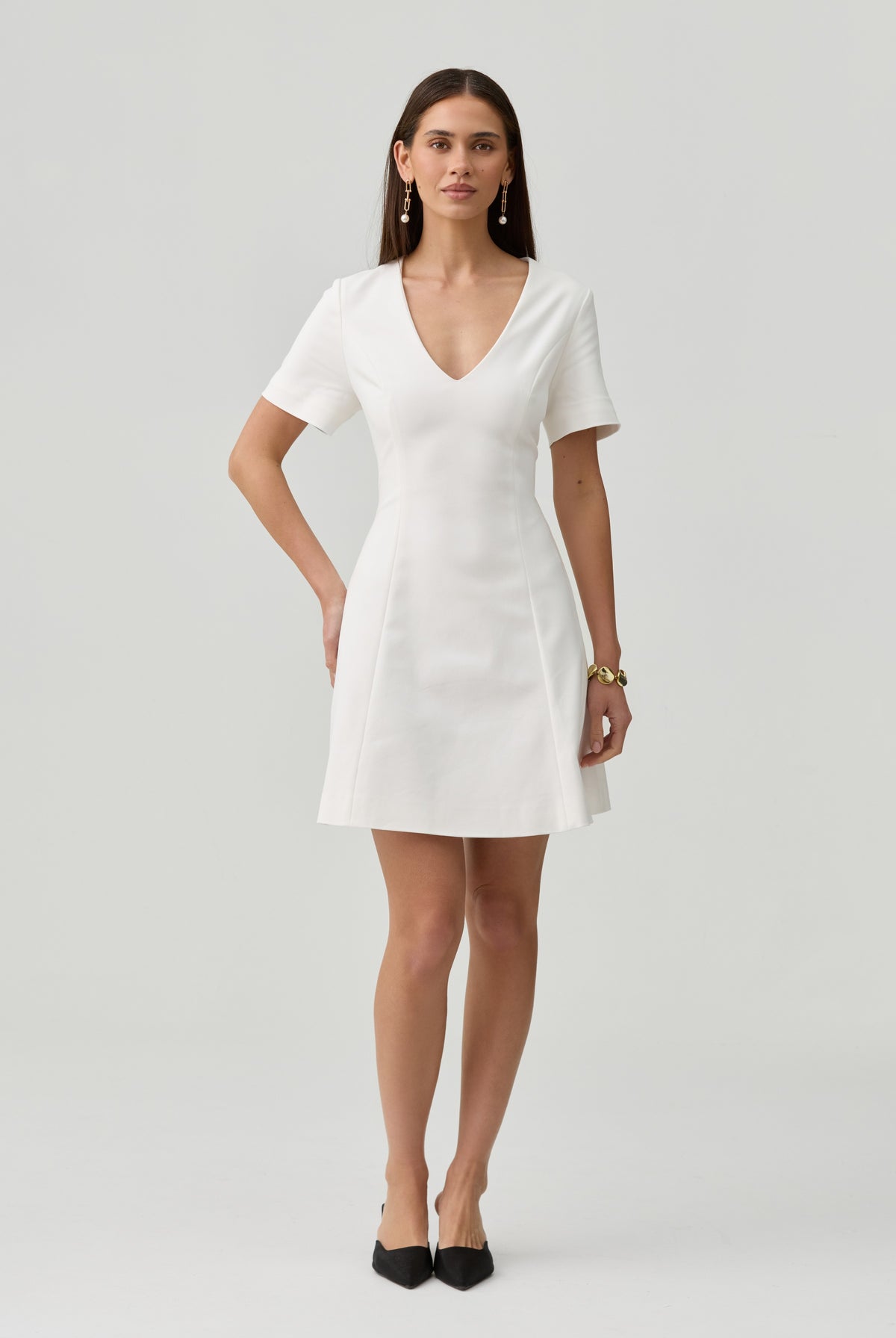 Noelle Dress-White - image 1