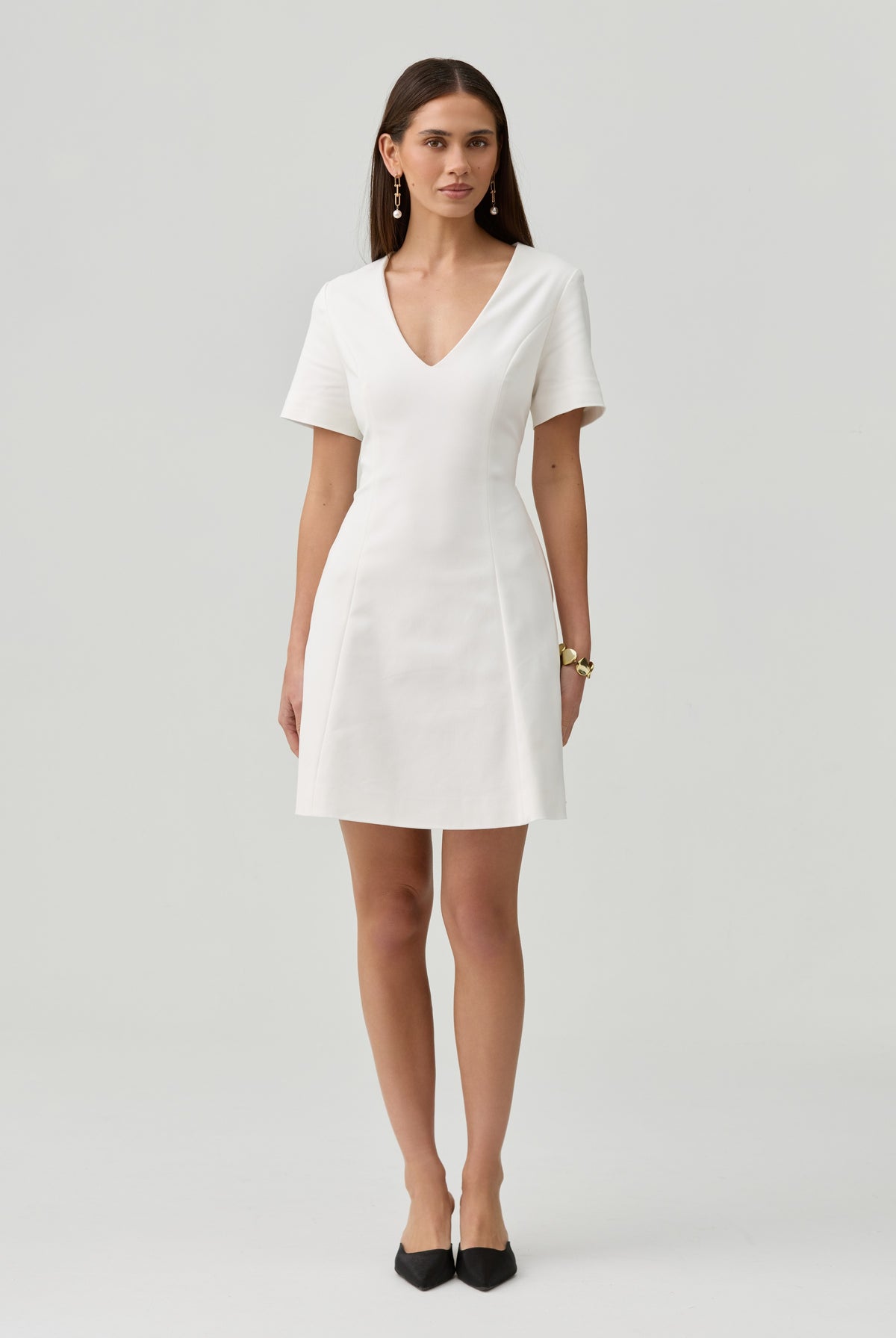 Noelle Dress-White - image 3