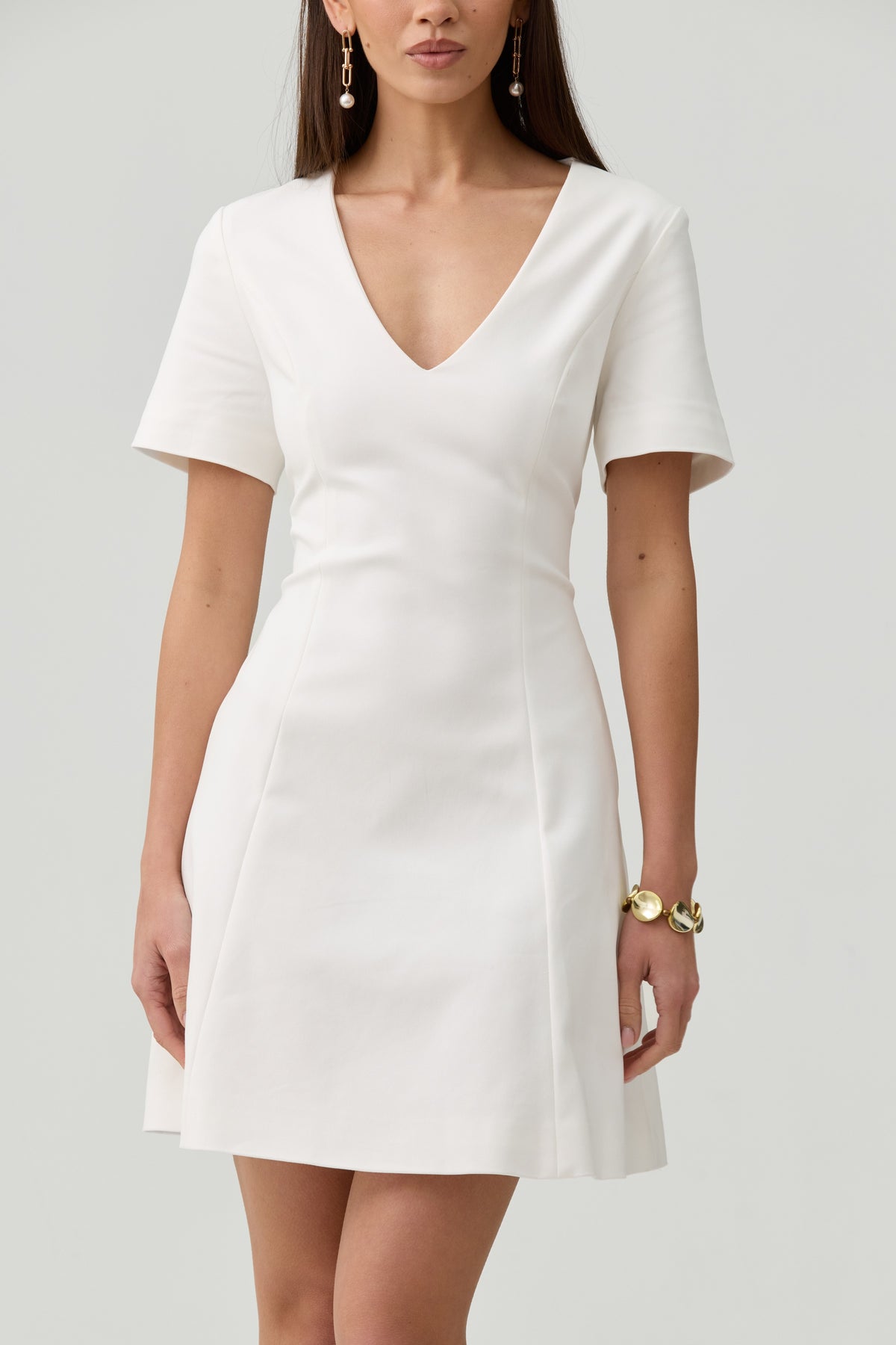 Noelle Dress-White - image 6