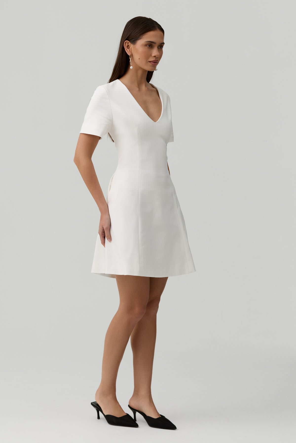 Noelle Dress-White - image 8