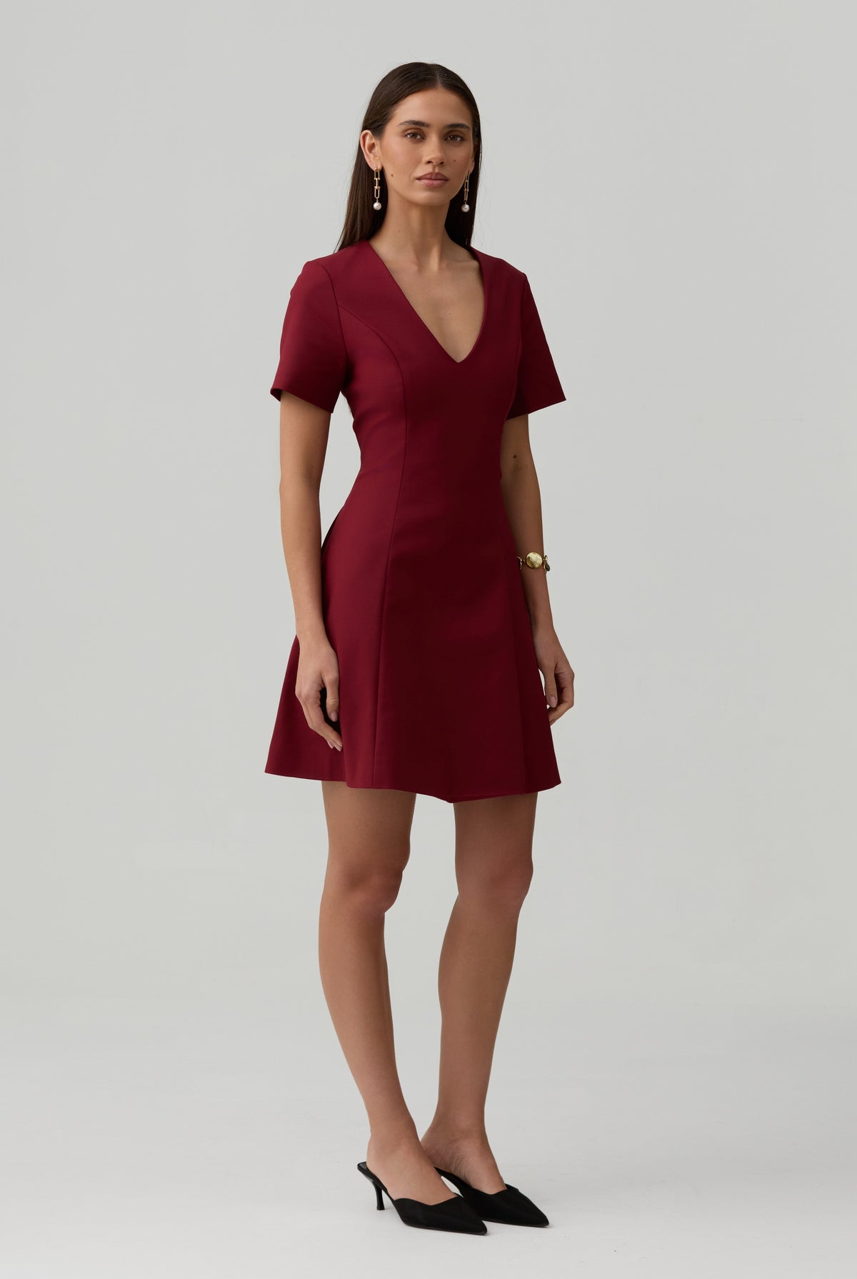 Noelle Dress Wine - image 1