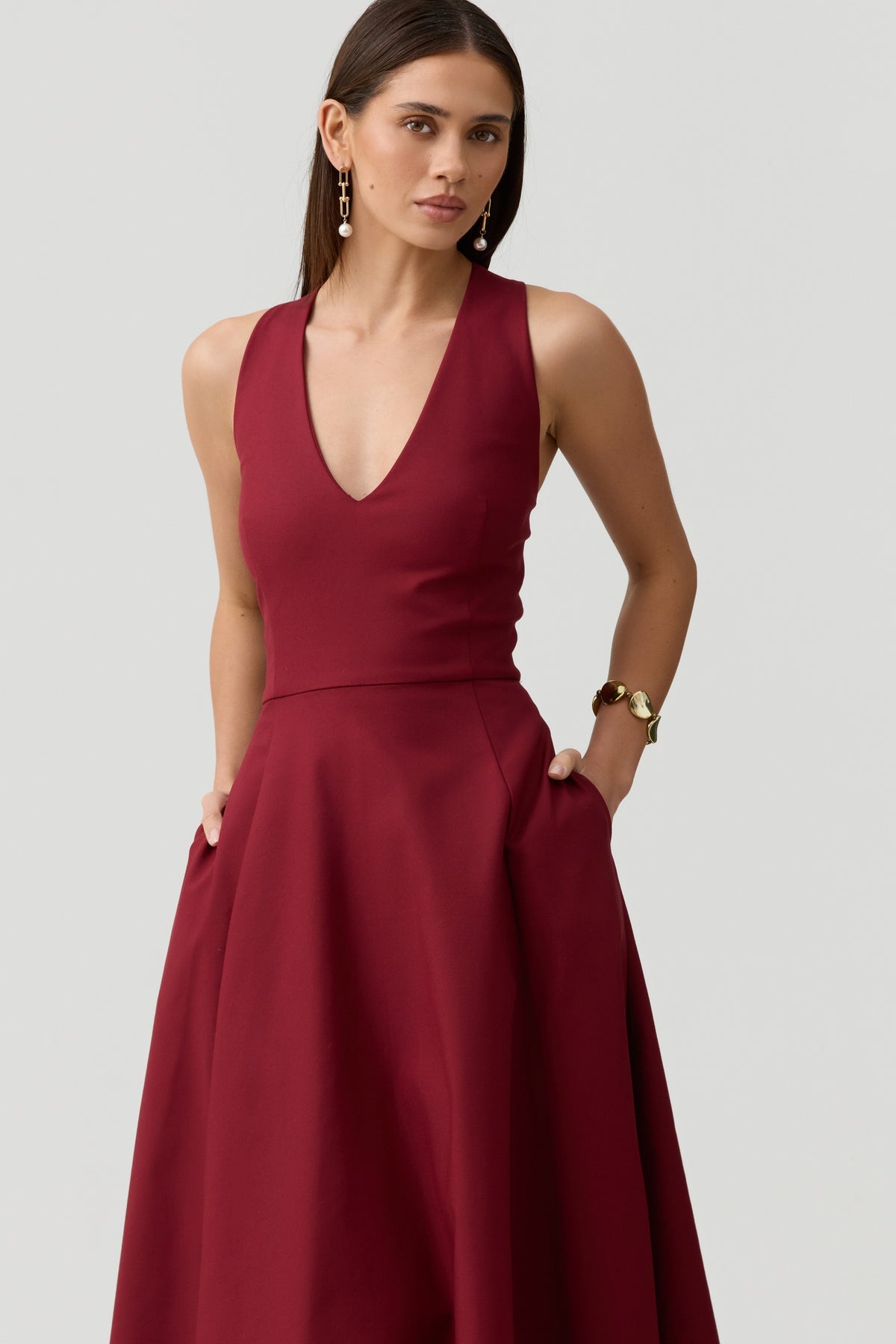 Miranda Dress-Red - image 1