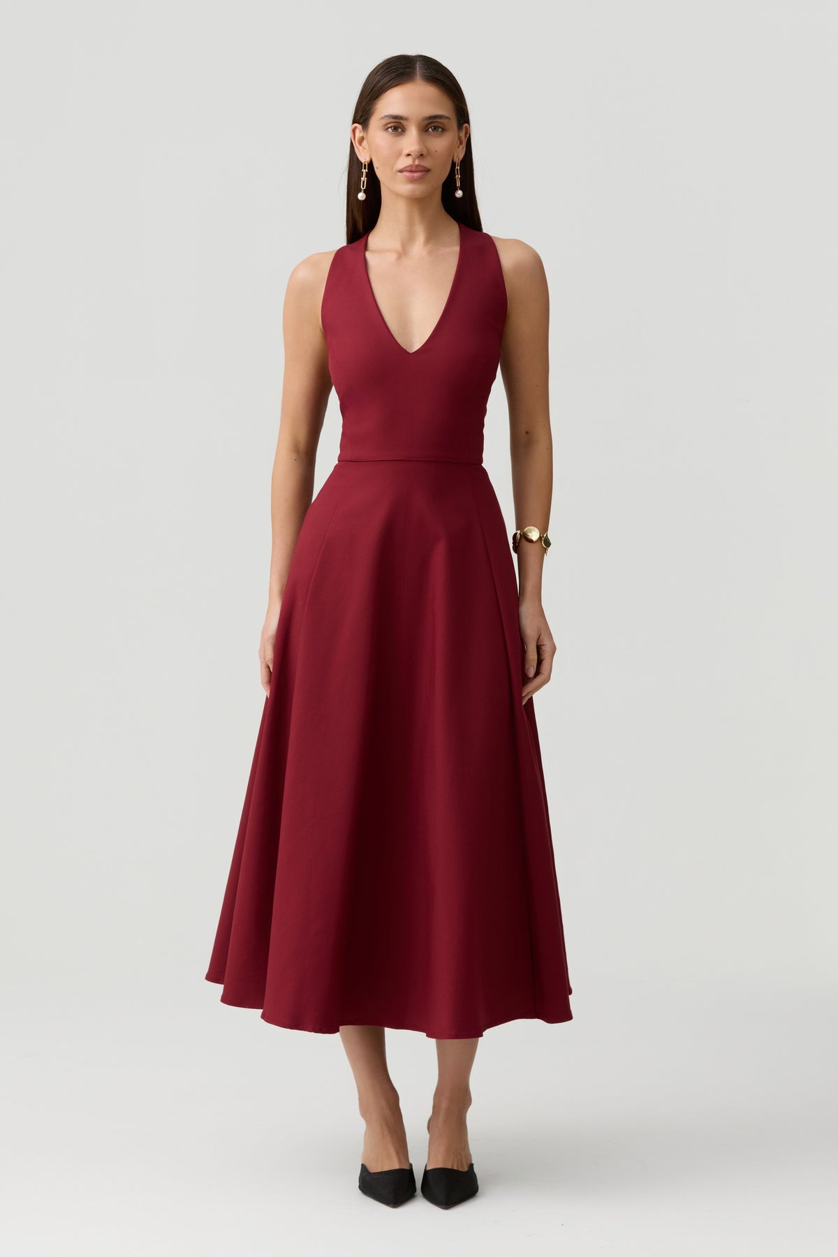 Miranda Dress-Red - image 6