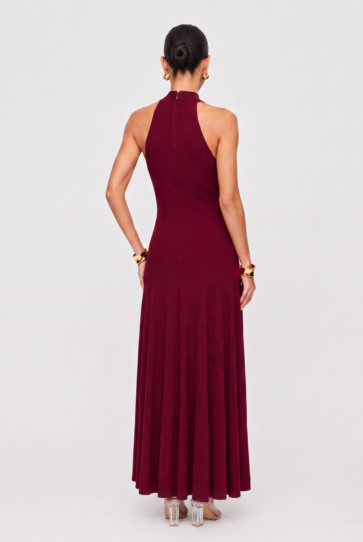 Alannah Dress in Wine