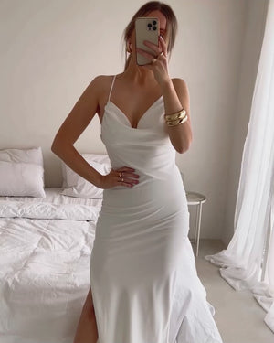 Gloria Dress-White