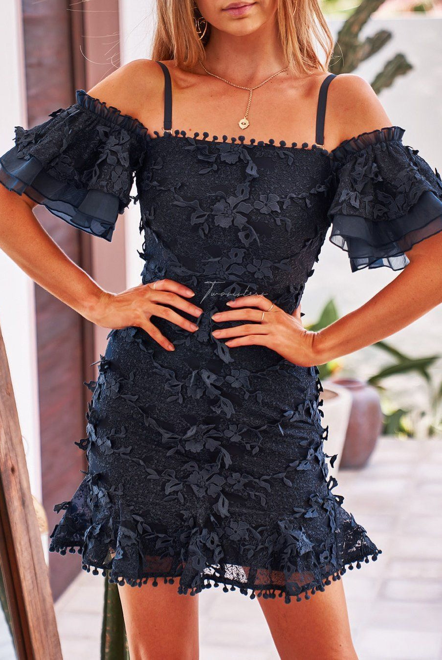 Twosisters The Label Beatrice Dress Navy