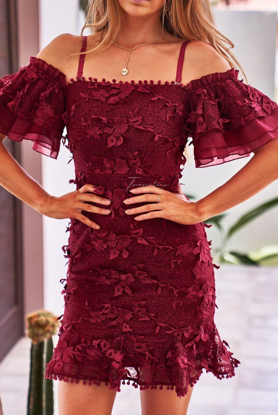 Twosisters The Label Beatrice Dress Red