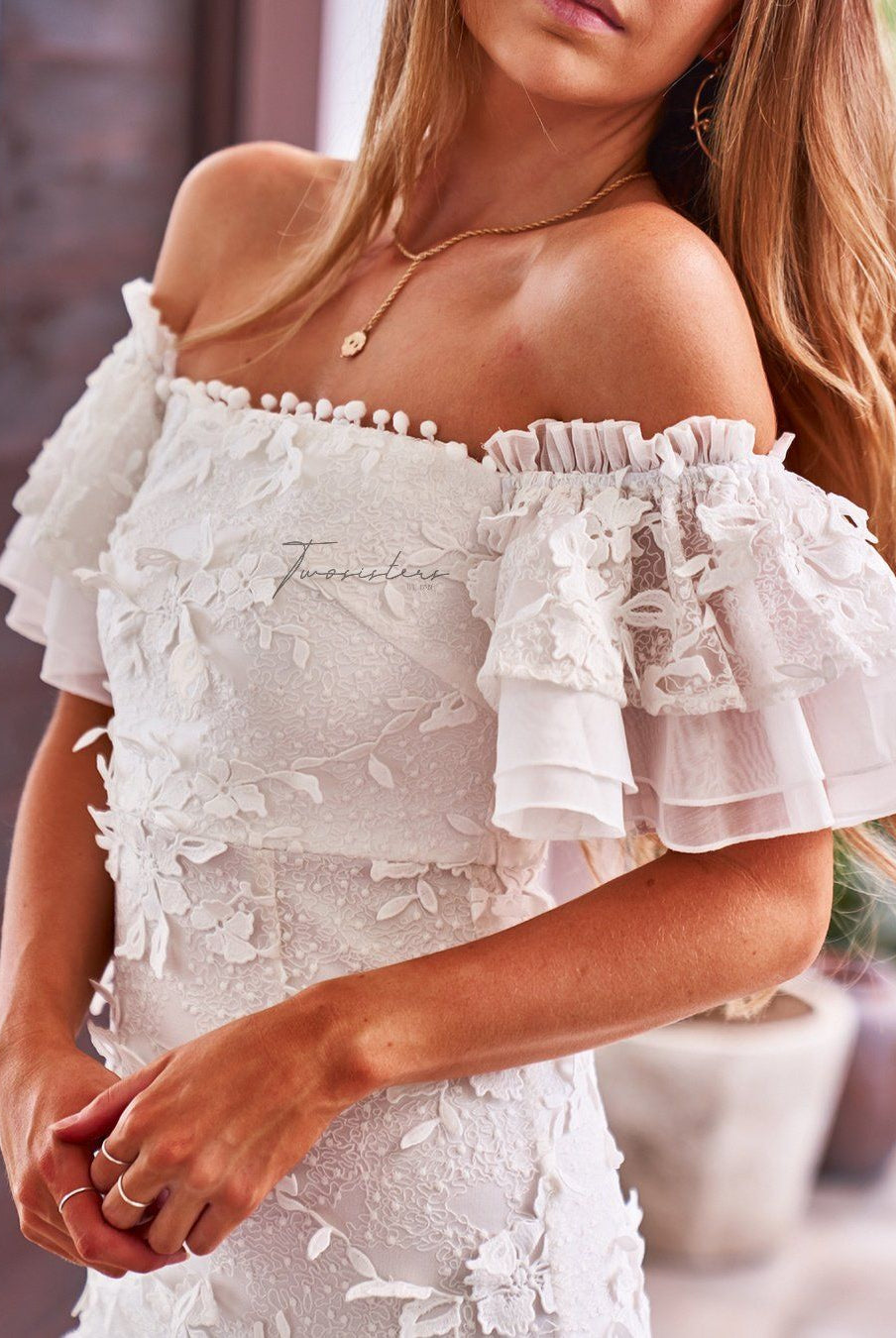 Twosisters The Label Beatrice Dress White