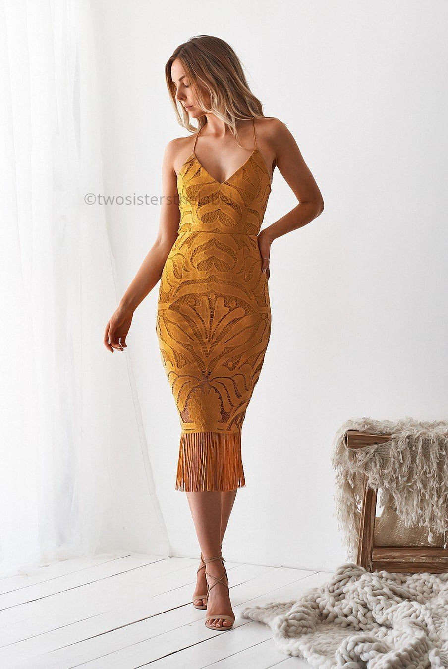 Twosisters The Label Khaleesi Dress Mustard