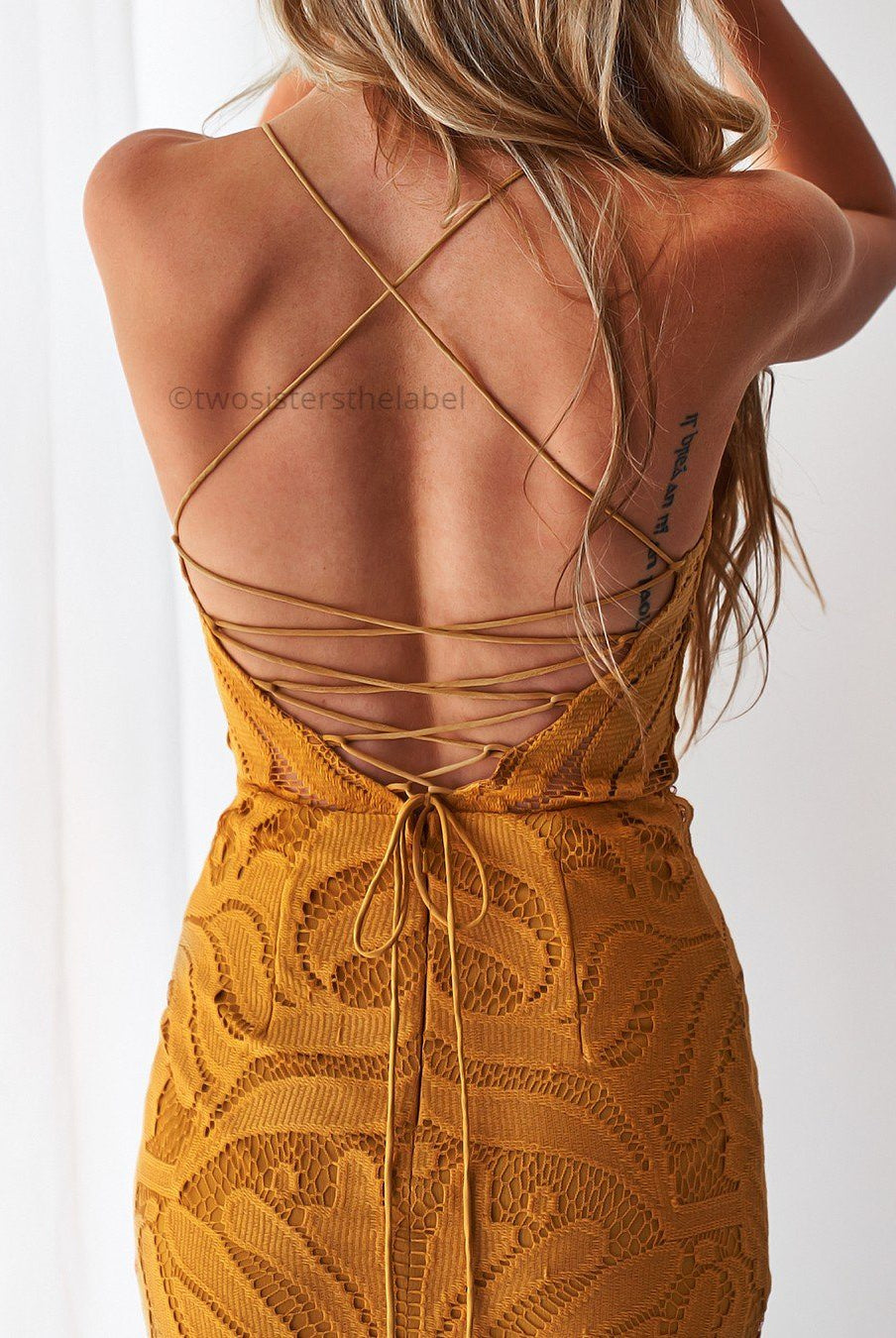 Twosisters The Label Khaleesi Dress Mustard