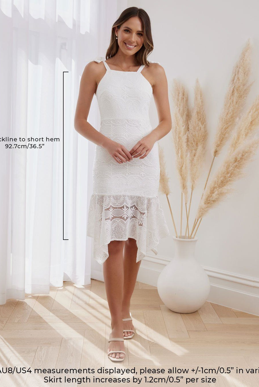 Twosisters The Label Lara Midi Dress White