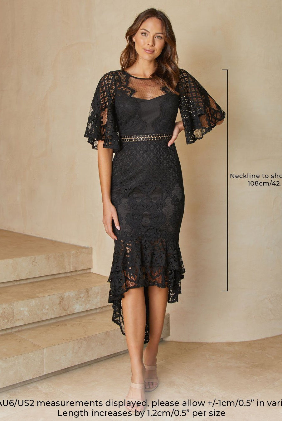 Twosisters The Label Reyna Dress Black