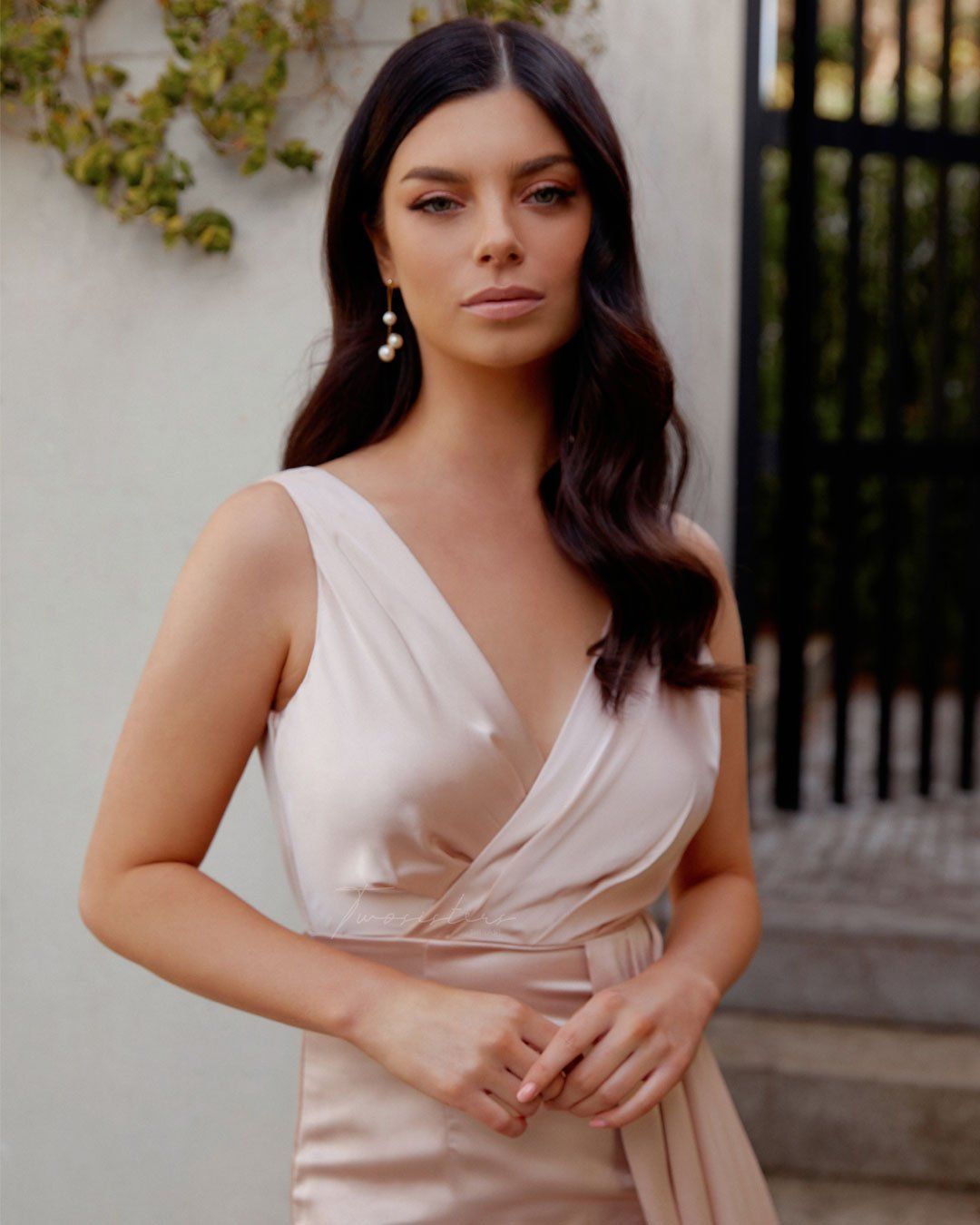 Twosisters The Label Goddess Dress Champagne