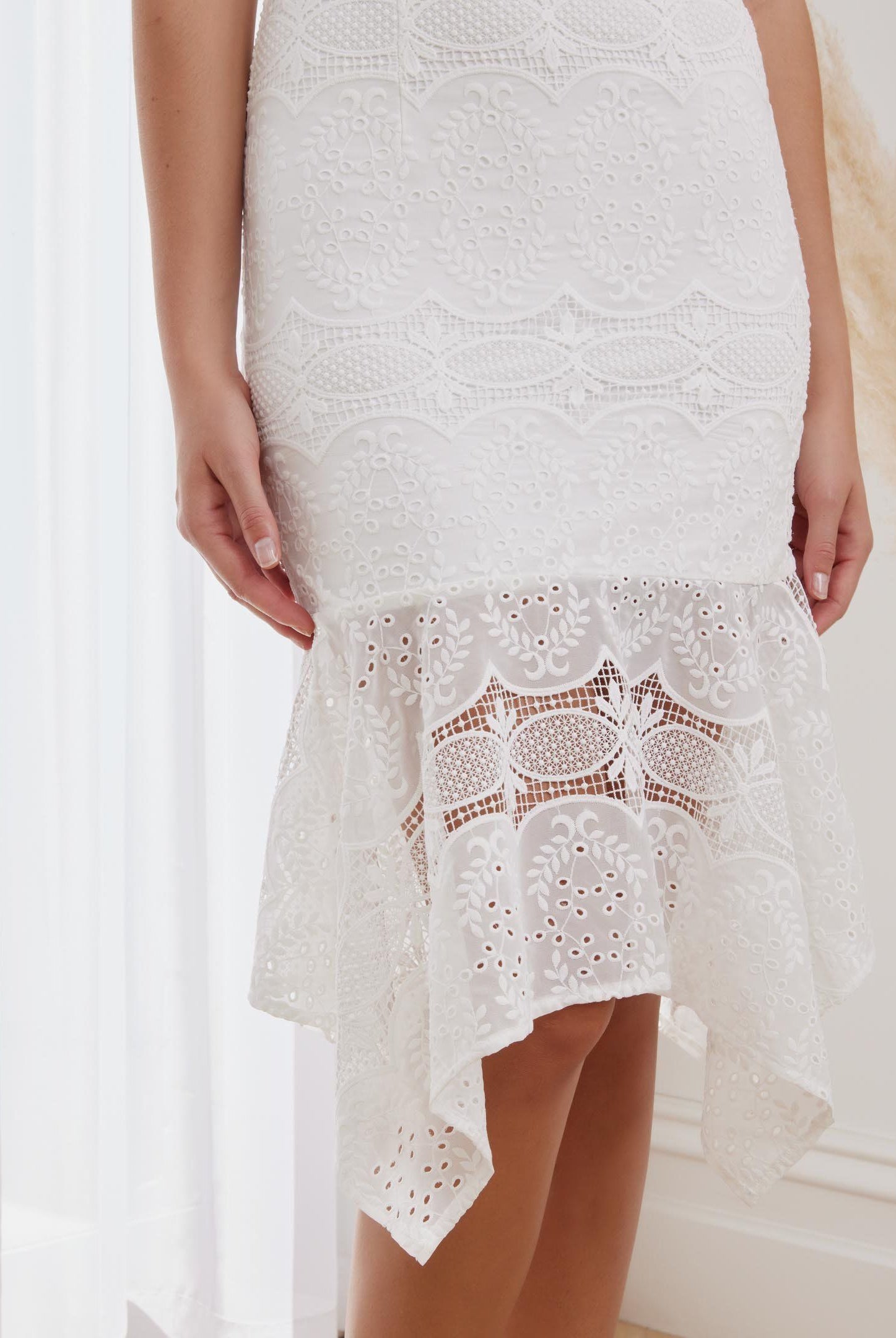 Twosisters The Label Lara Midi Dress White