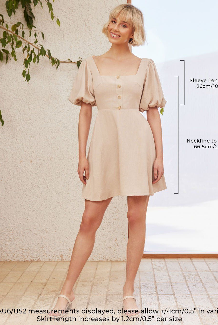 Twosisters The Label Eden Dress Beige