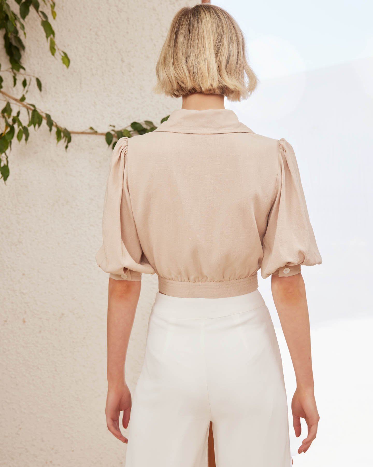 Twosisters The Label Jillian Top Beige