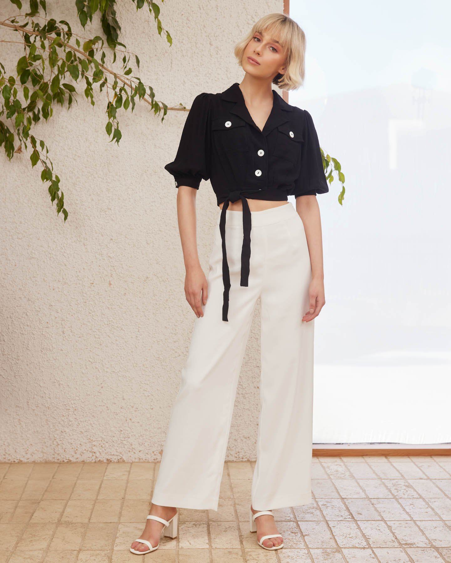 Twosisters The Label Jillian Top Black