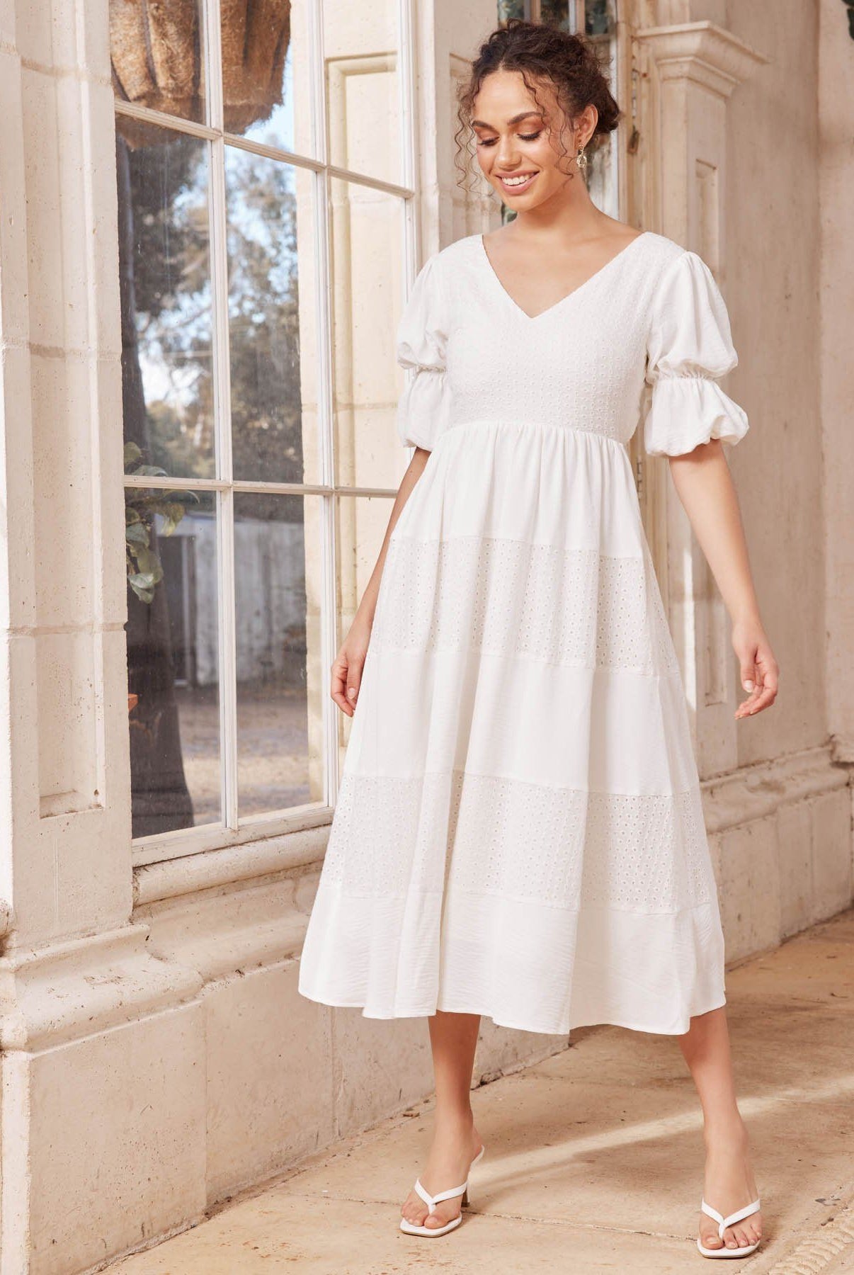 Twosisters The Label Irene Dress White