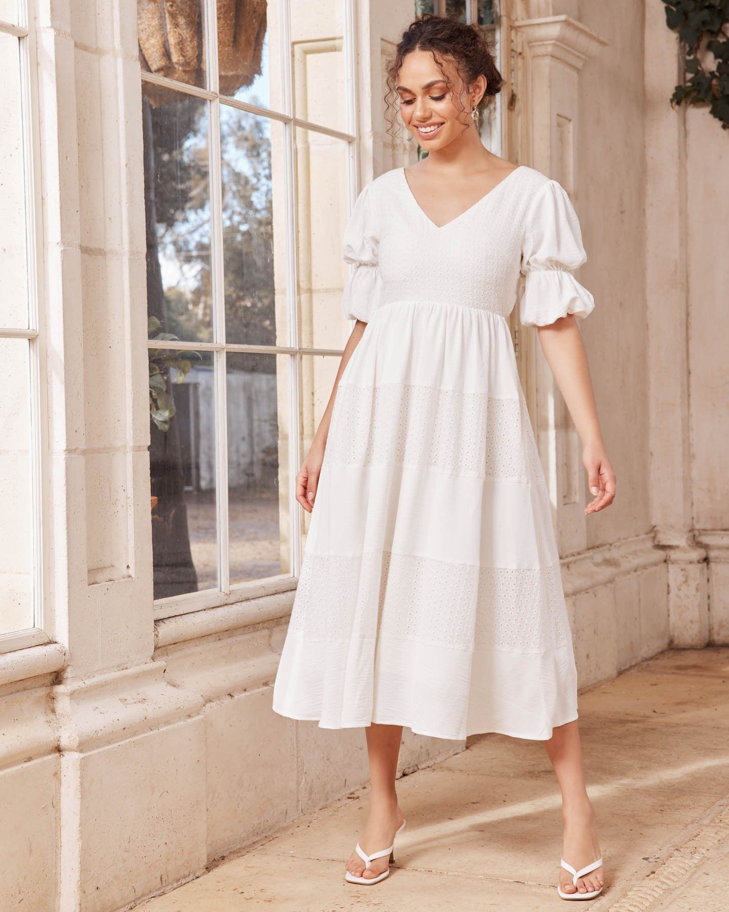 Twosisters The Label Irene Dress White