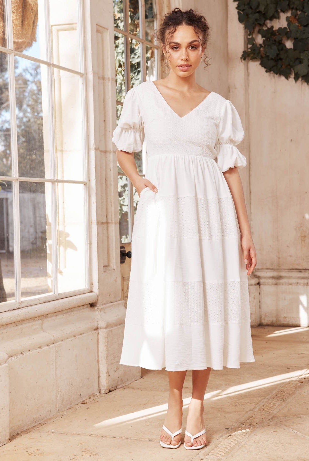 Twosisters The Label Irene Dress White