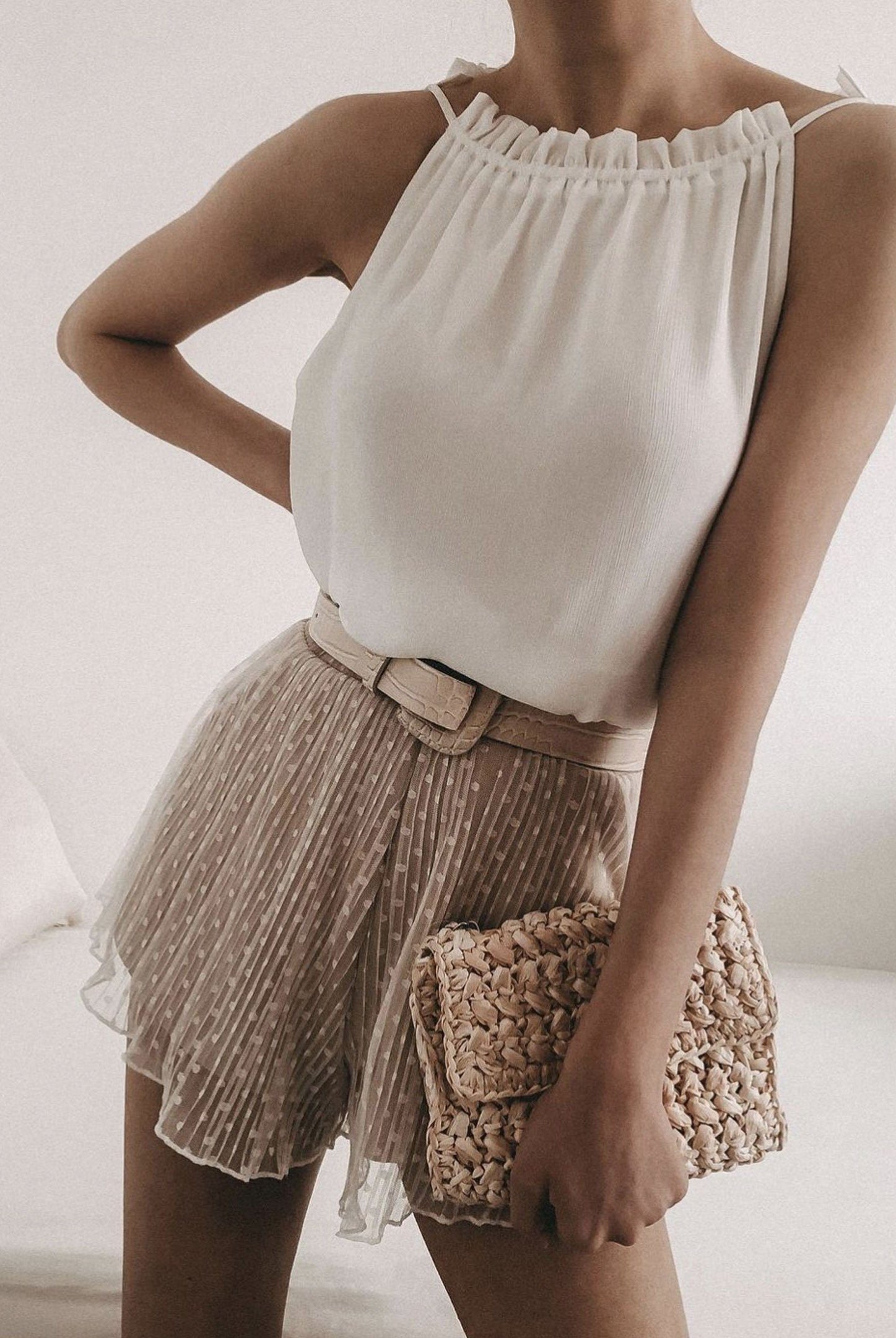 Twosisters The Label Nellie Short White