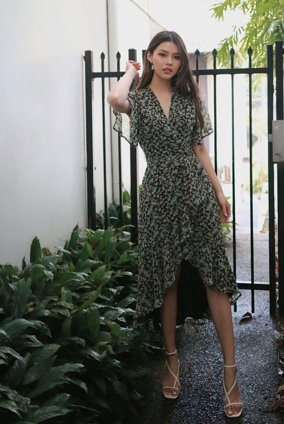 Twosisters The Label Arkansas Dress Green Floral