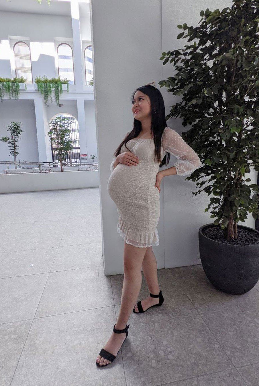 Twosisters The Label Paris Dress Cream Spot