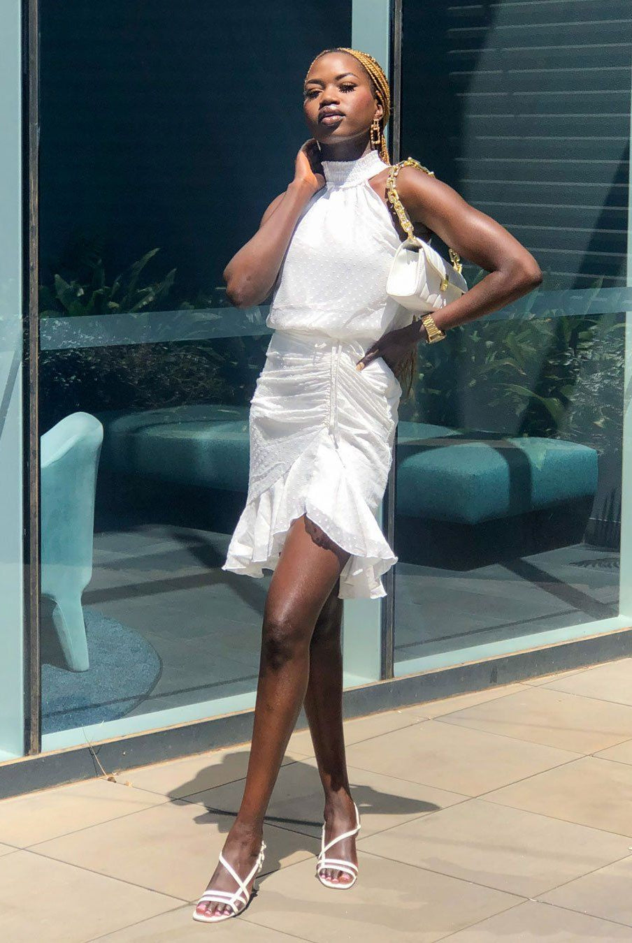 Twosisters The Label Pip Midi Dress White