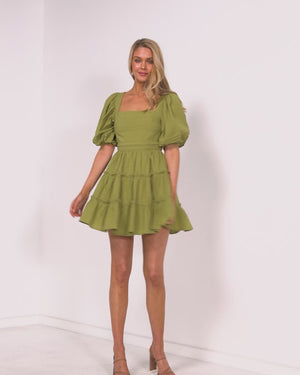 Hadarit Dress-Green