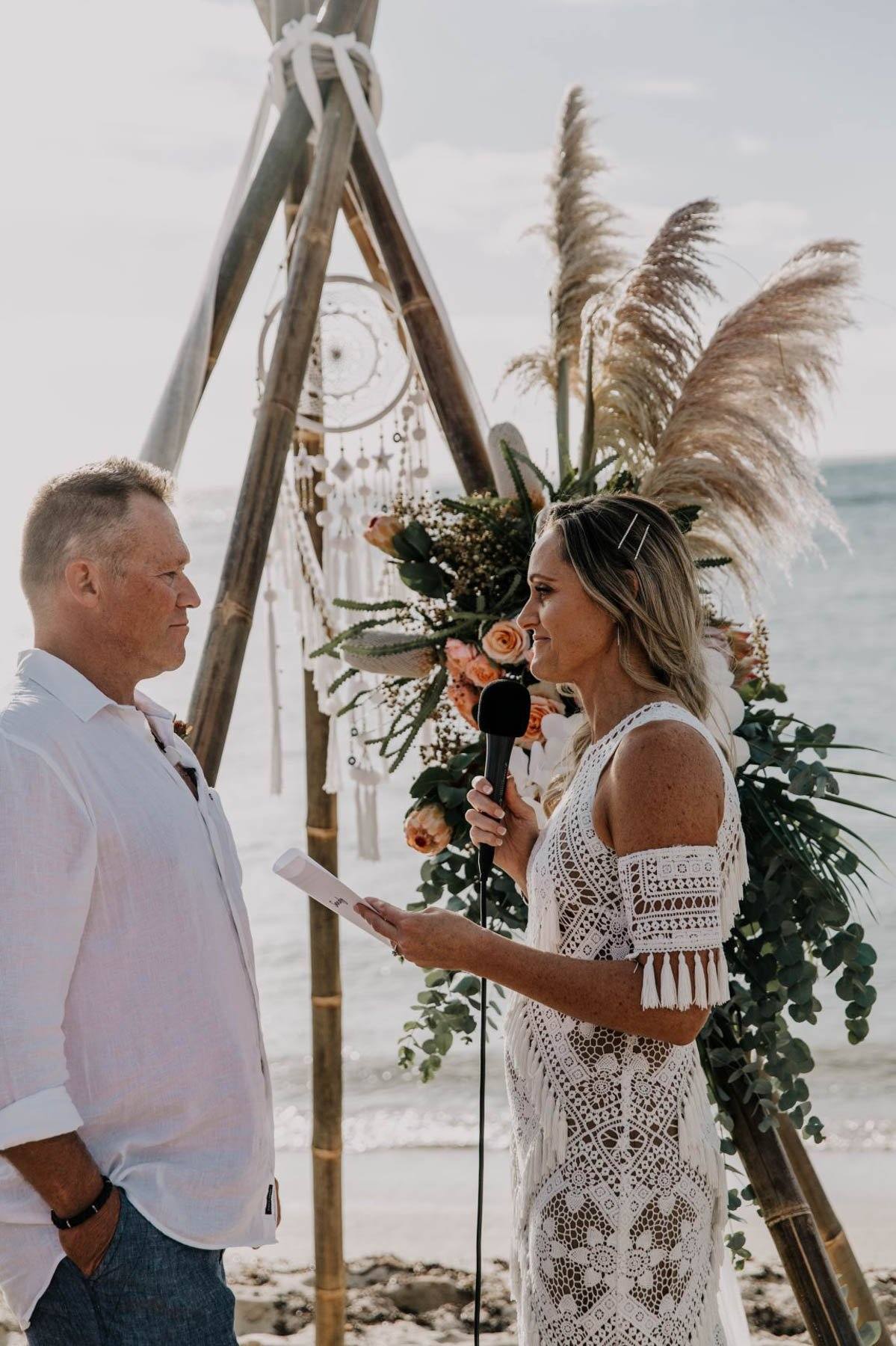 Sandy's Boho Beach Wedding