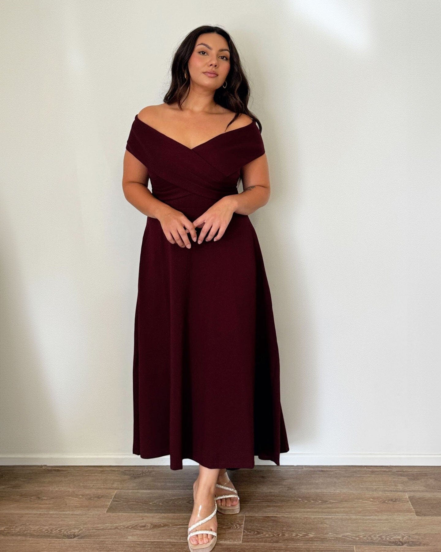 Belina Dress Mahogany