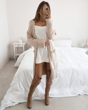 Cecilia Knit Jacket - Beige