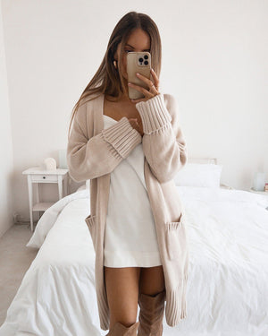Cecilia Knit Jacket - Beige