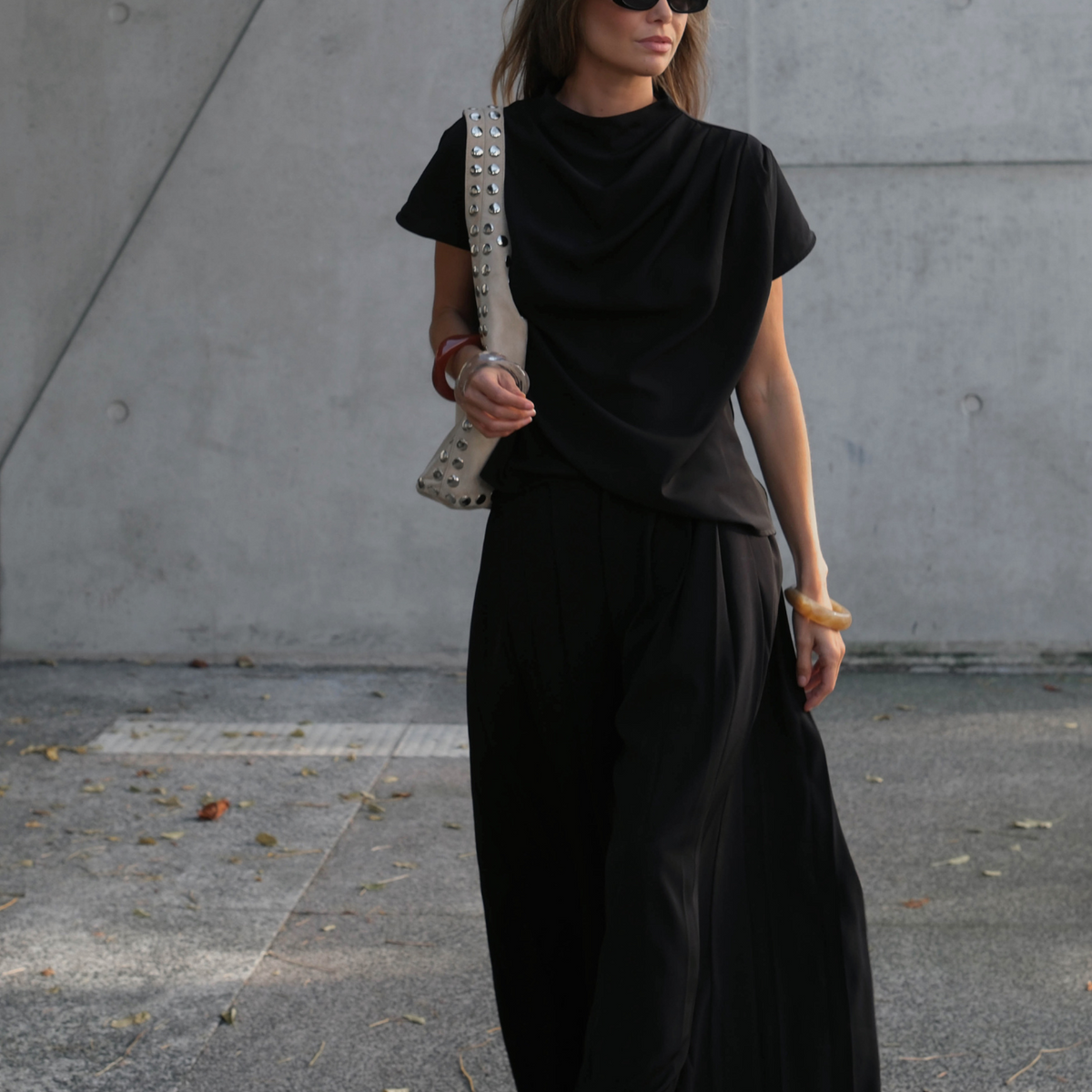 Sharee Top Black | Elegant Workwear Co-ord by Twosisters The Label