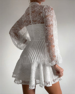 Jaimyse Dress-White