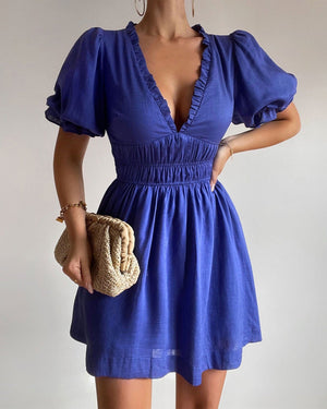 Eilish Dress-Blue