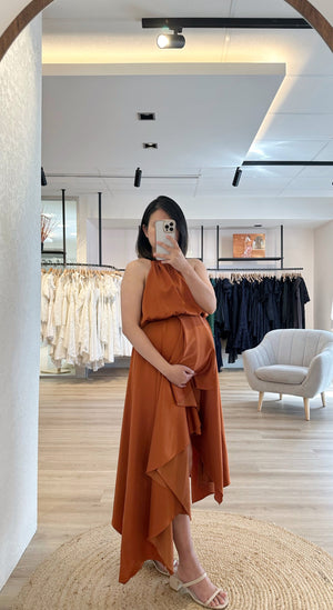 Kat Dress - Rust