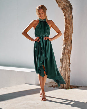 Kathleen Dress - Emerald Green