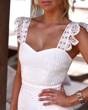 Giselle Dress - White