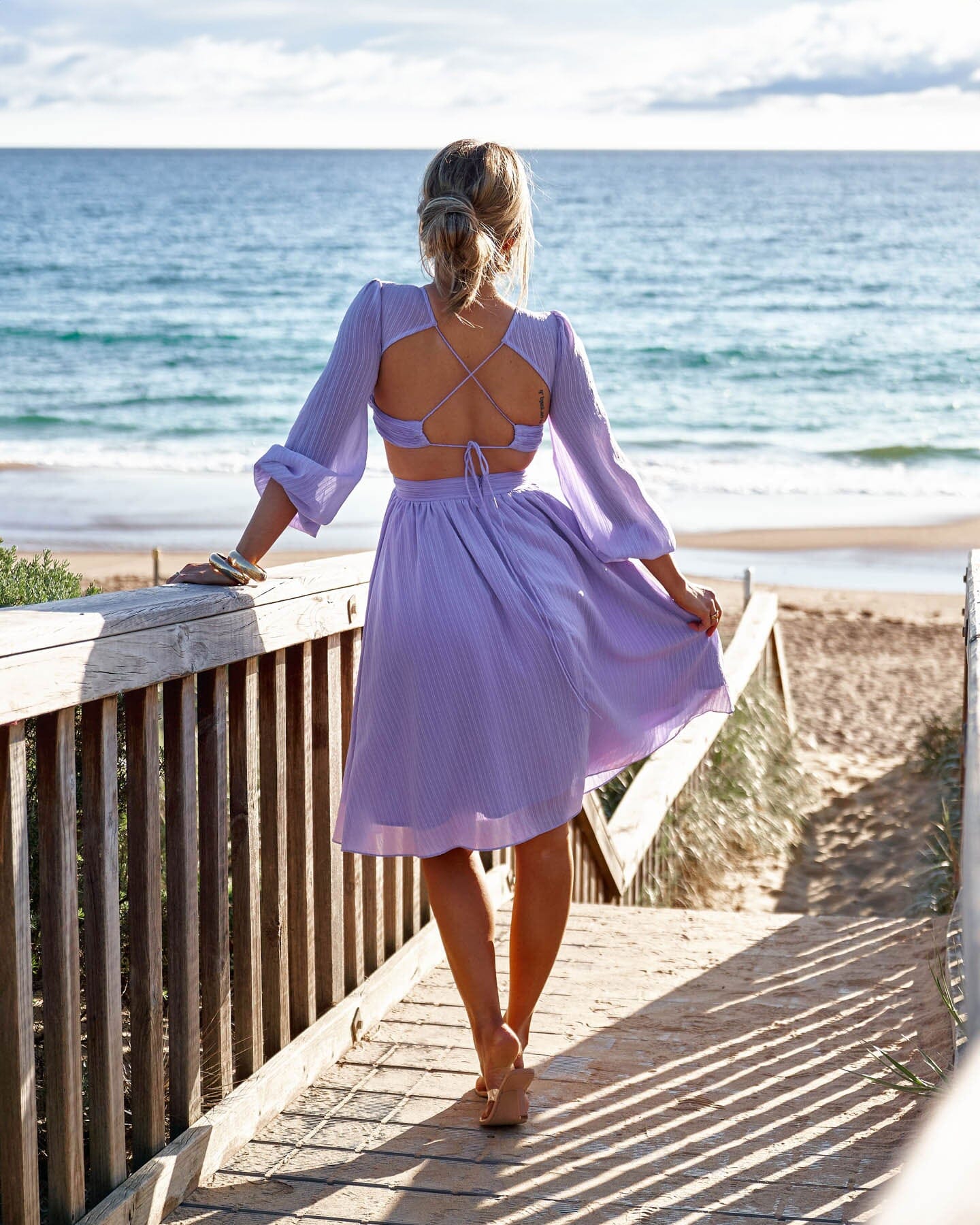 Lilac beach sales dress