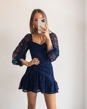 Gabbi Dress-Navy